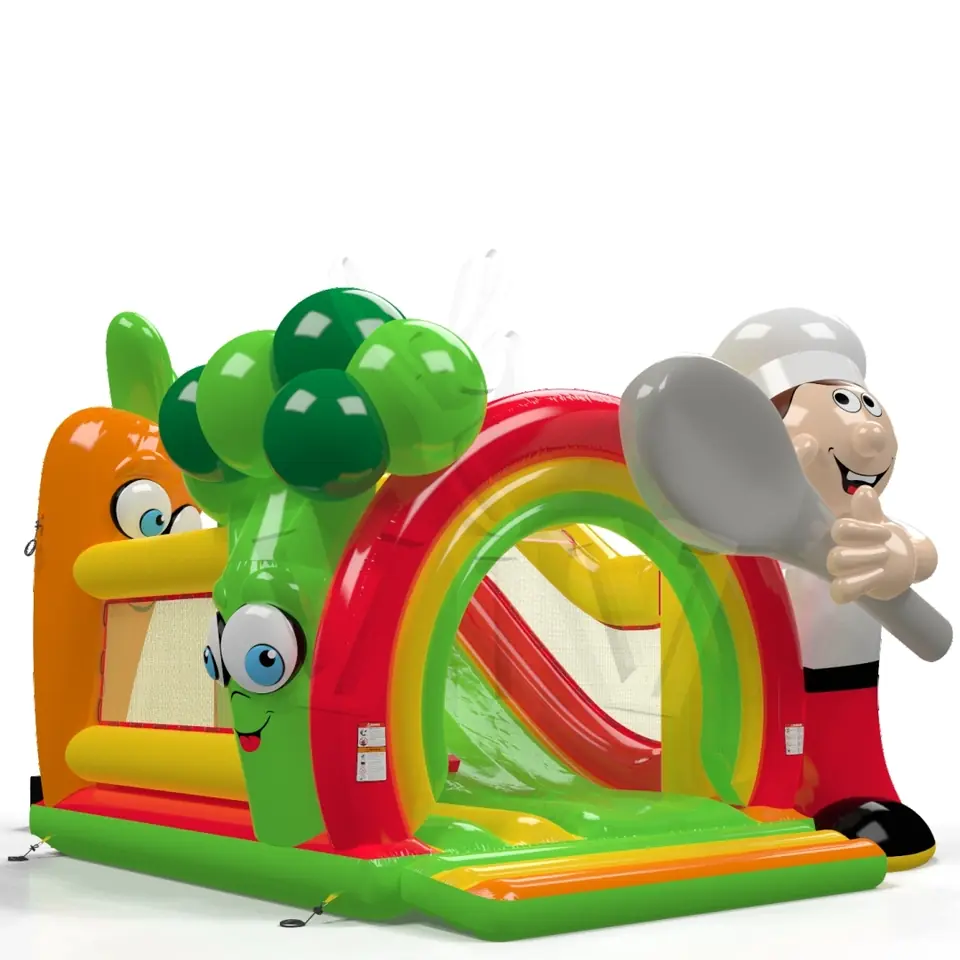 Bounce combo Little chef commercial inflatable bounce
