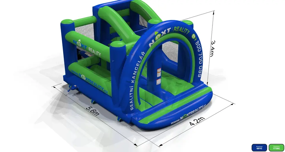 Bounce Combo Next Reality commercial inflatable bounce