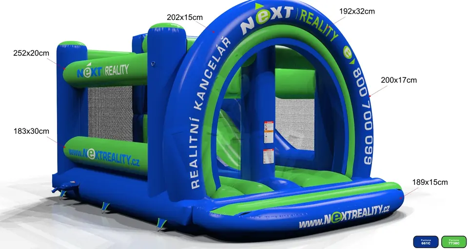 Bounce Combo Next Reality commercial inflatable bounce