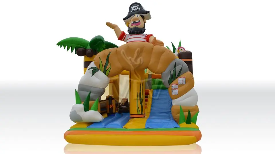 Bounce Combo Pirate with three figures - Collection Pirate commercial inflatable bounce