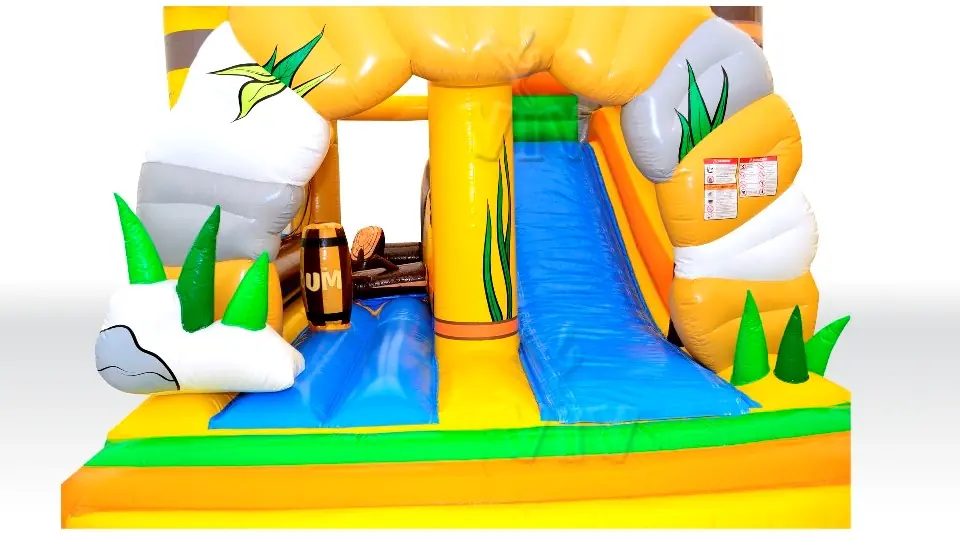 Bounce Combo Pirate with three figures - Collection Pirate commercial inflatable bounce