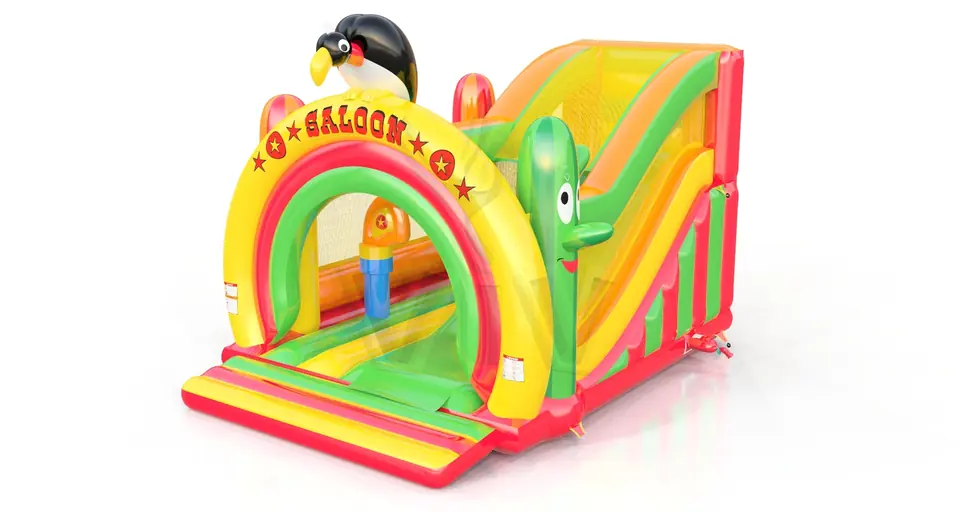 Bounce Combo Saloon commercial inflatable bounce