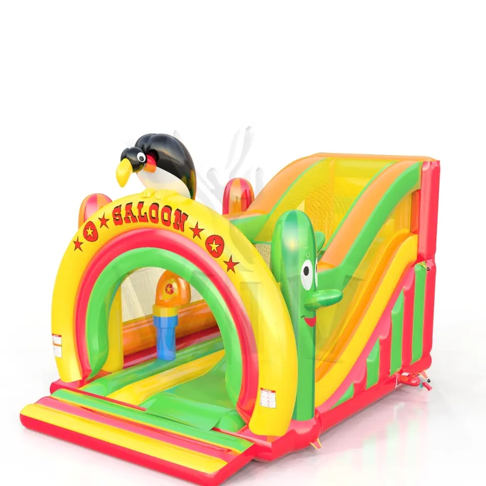 Bounce Combo Saloon commercial inflatable bounce