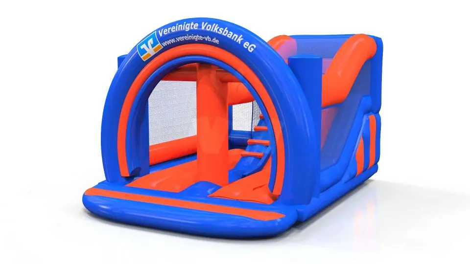 Bounce Combo "Volksbank" - Collection Volksbank commercial inflatable bounce