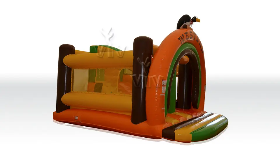 Bounce Combo Western commercial inflatable bounce