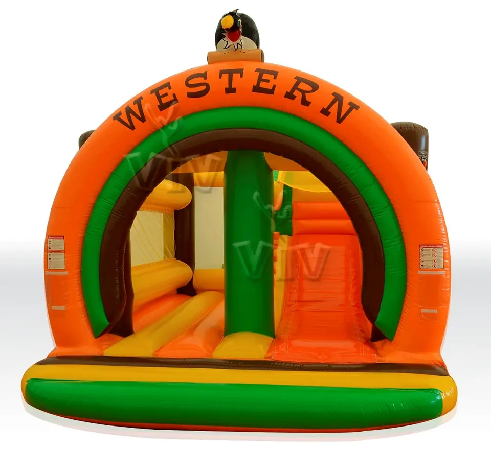 Bounce Combo Western commercial inflatable bounce