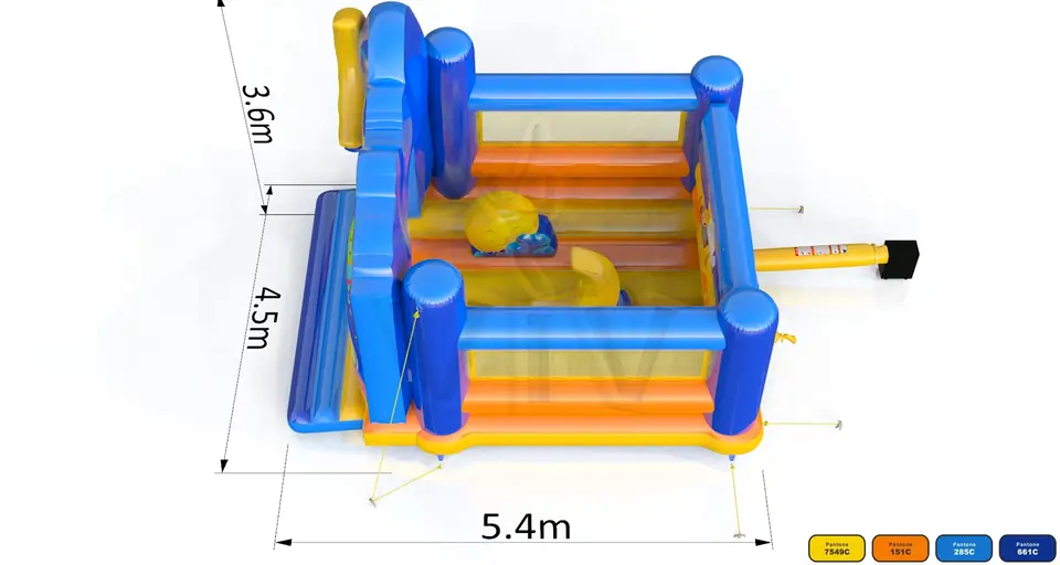 Bounce Cosmos with figures commercial inflatable bounce