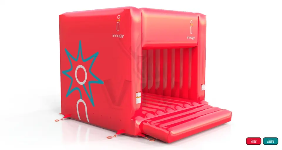 Bounce cube RWE red commercial inflatable bounce