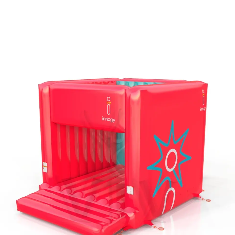 Bounce cube RWE red commercial inflatable bounce