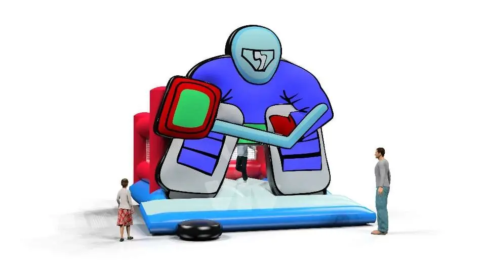 Bounce Defenceman - Hockey Collection commercial inflatable bounce