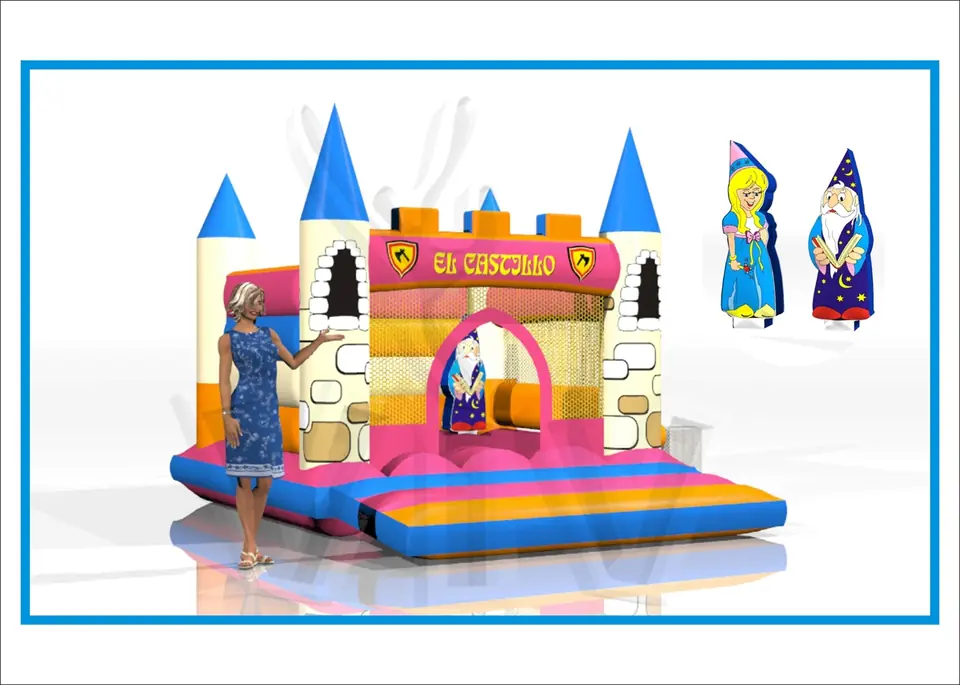 Bounce EL Castillo 3 x 4 m commercial inflatable bounce