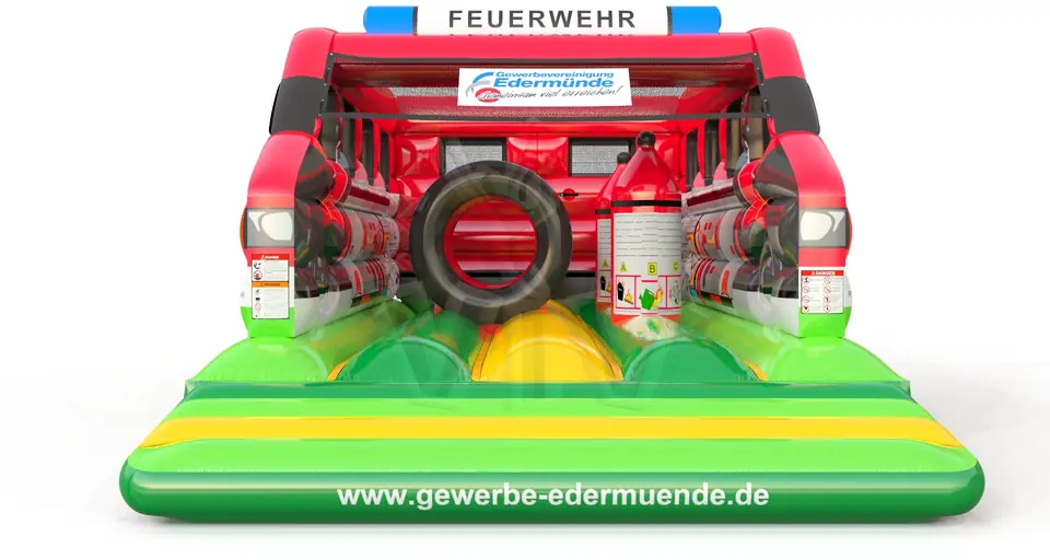 Bounce Fire brigade car commercial inflatable bounce