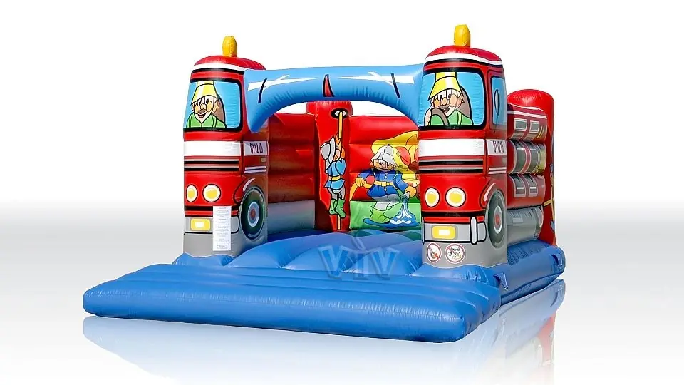 Bounce Fire truck without roof commercial inflatable bounce