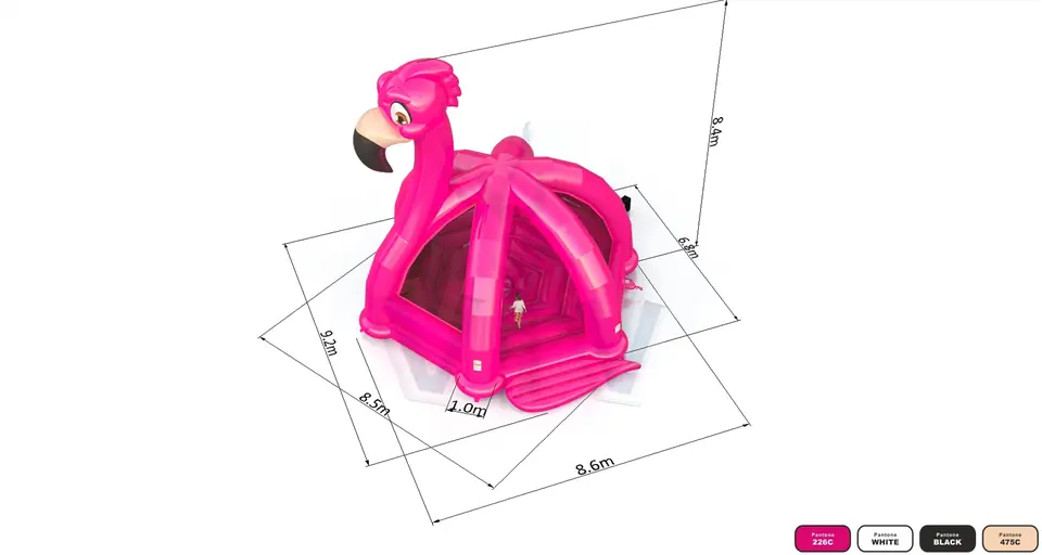 Bounce Flamingo commercial inflatable bounce