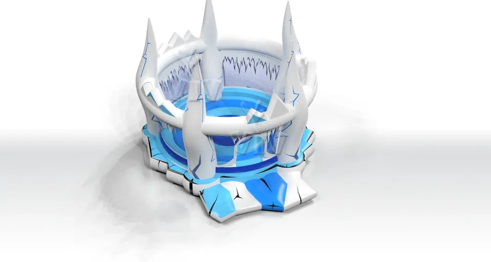 Bounce Gerda - Collection Snow Queen commercial inflatable bounce