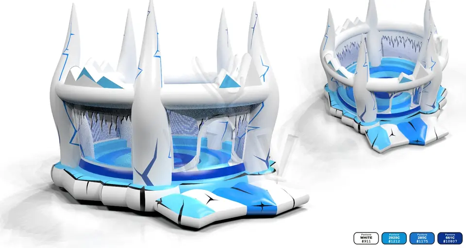 Bounce Gerda - Collection Snow Queen commercial inflatable bounce