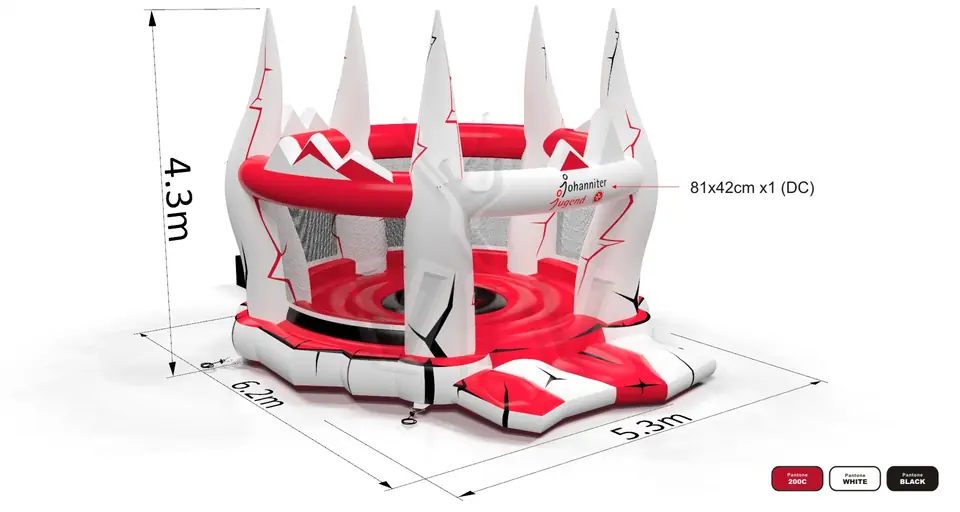 Bounce Gerda Johanniter commercial inflatable bounce