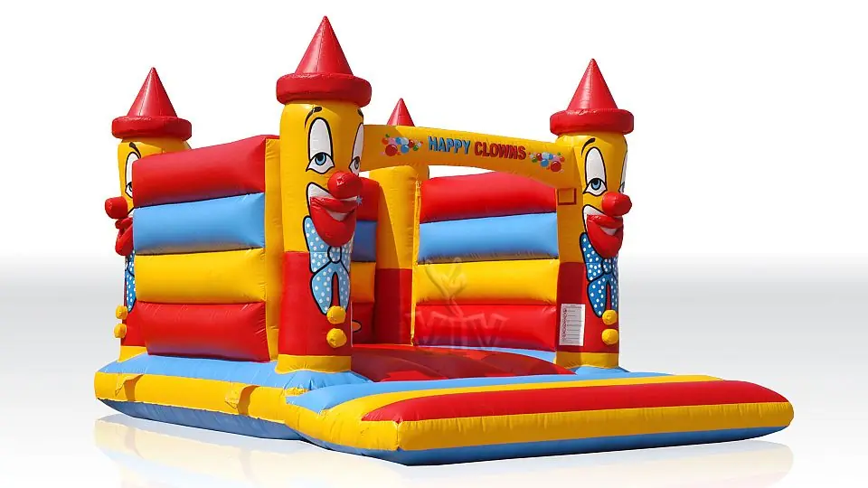 Bounce Happy Clown 4 x 3 m without roof commercial inflatable bounce