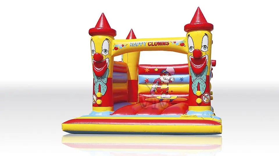 Bounce Happy Clown 4 x 3 m without roof commercial inflatable bounce