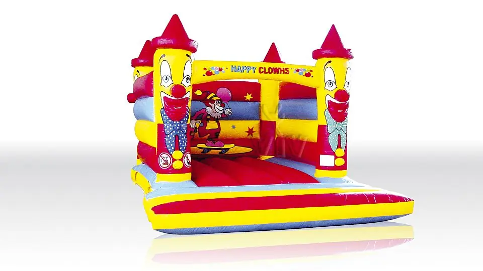 Bounce Happy Clown 4 x 3 m without roof commercial inflatable bounce
