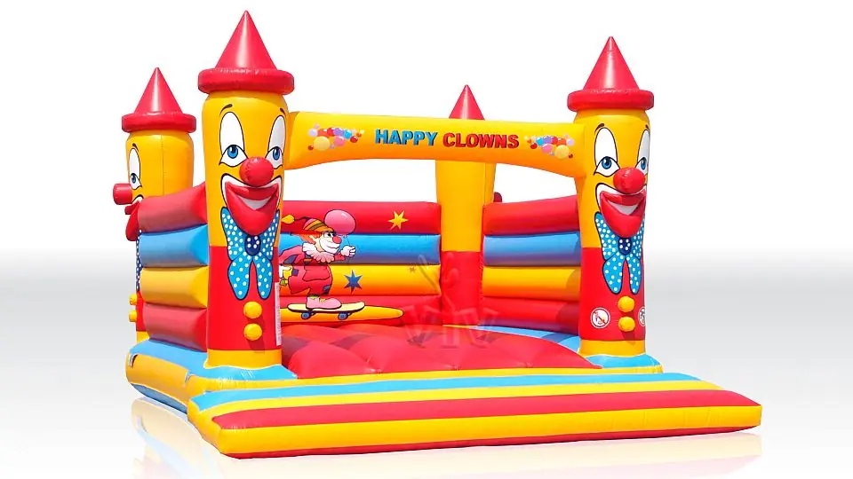 Bounce Happy Clown without roof commercial inflatable bounce