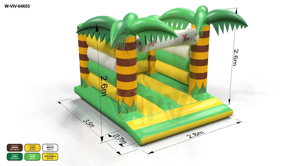 Bounce Jungle Micro - Micro Collection commercial inflatable bounce