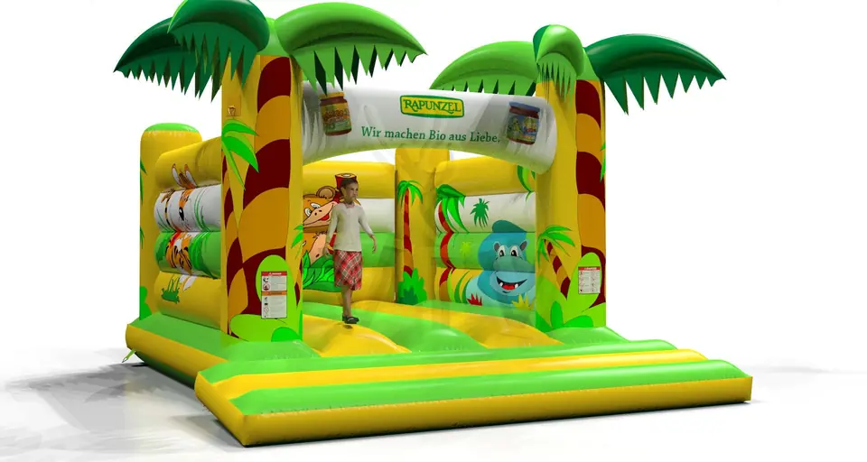 Bounce Jungle Rapunzel commercial inflatable bounce