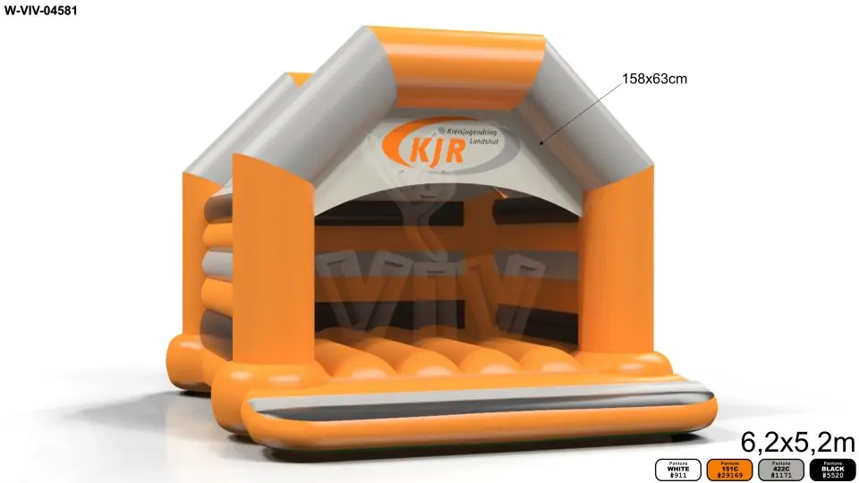 Bounce KJR commercial inflatable bounce