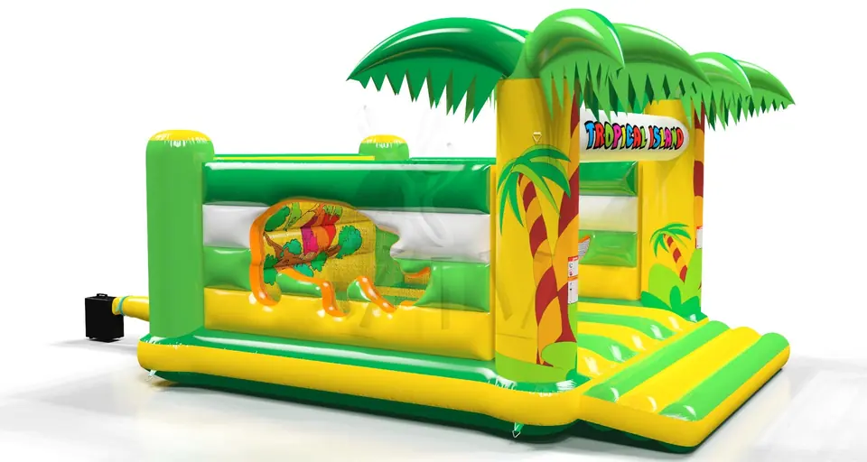 Bounce L Tropical Islands commercial inflatable bounce