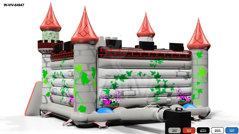 Bounce Lancelot with figure - Knights Collection commercial inflatable bounce