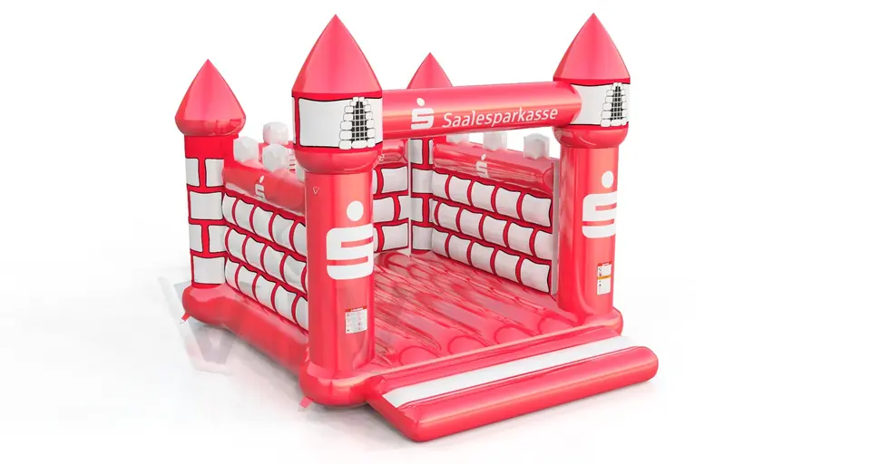 Bounce M Merlin Sparkasse commercial inflatable bounce