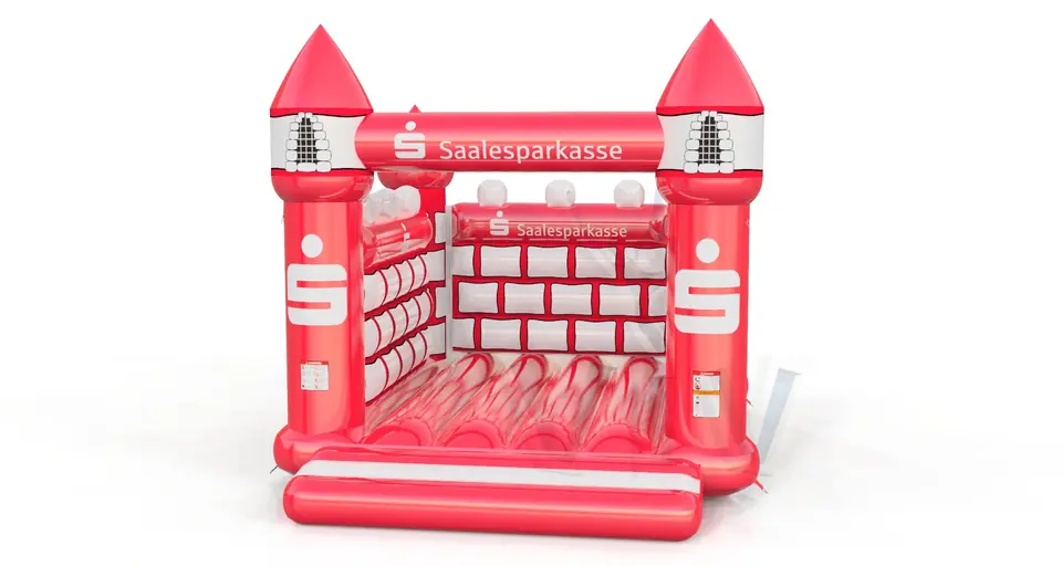 Bounce M Merlin Sparkasse commercial inflatable bounce