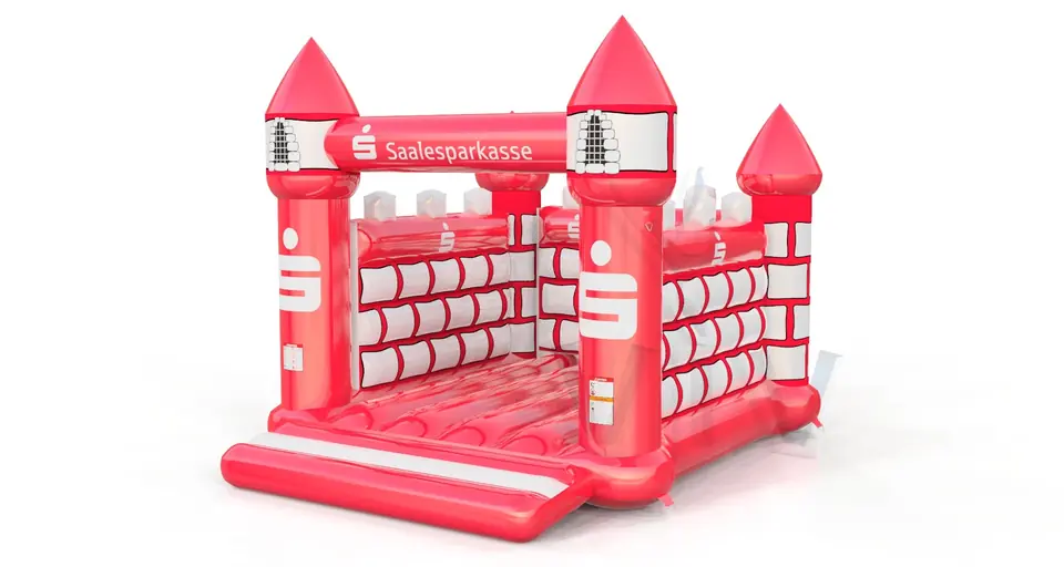 Bounce M Merlin Sparkasse commercial inflatable bounce