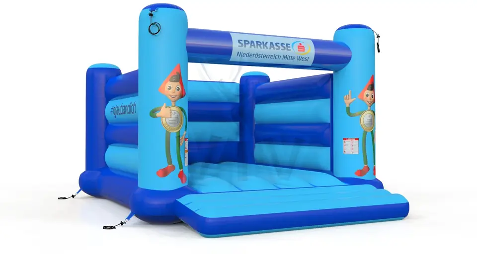 Bounce M Sparkasse commercial inflatable bounce