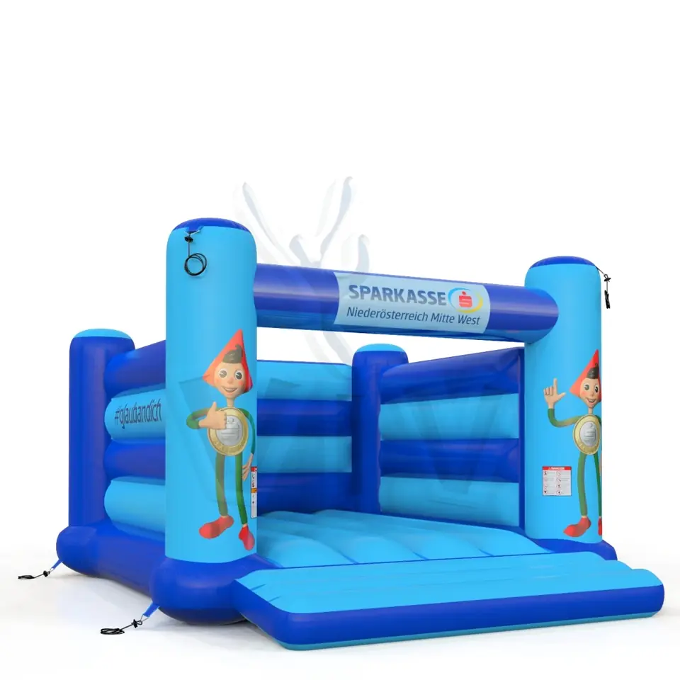 Bounce M Sparkasse commercial inflatable bounce