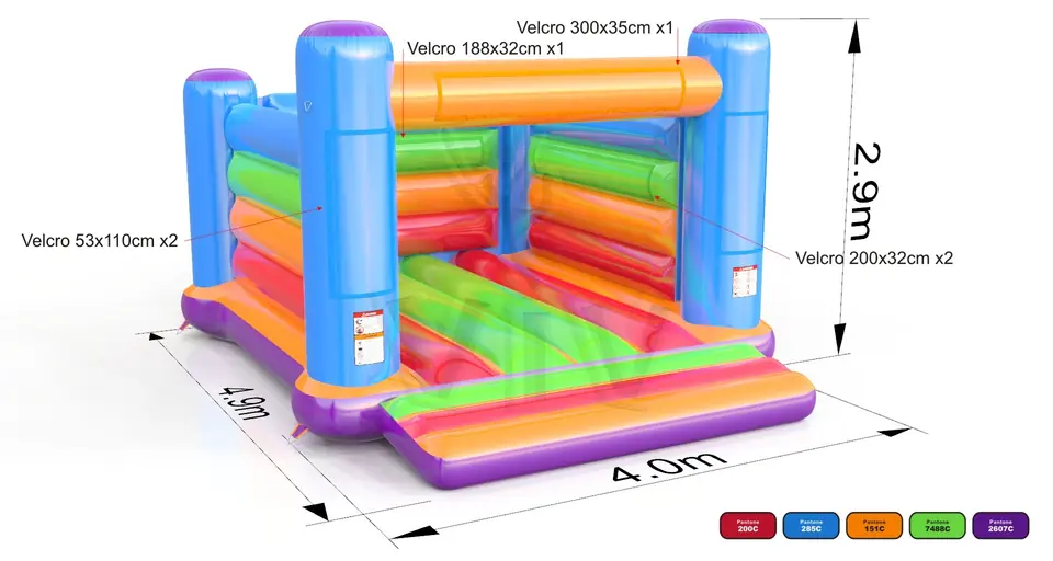 Bounce M Startup commercial inflatable bounce