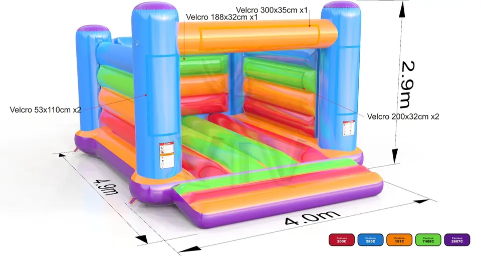 Bounce M Startup commercial inflatable bounce