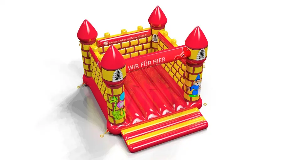 Bounce Merlin XL Kreissparkasse commercial inflatable bounce