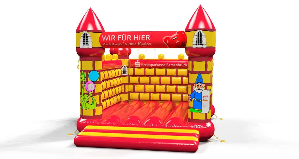 Bounce Merlin XL Kreissparkasse commercial inflatable bounce