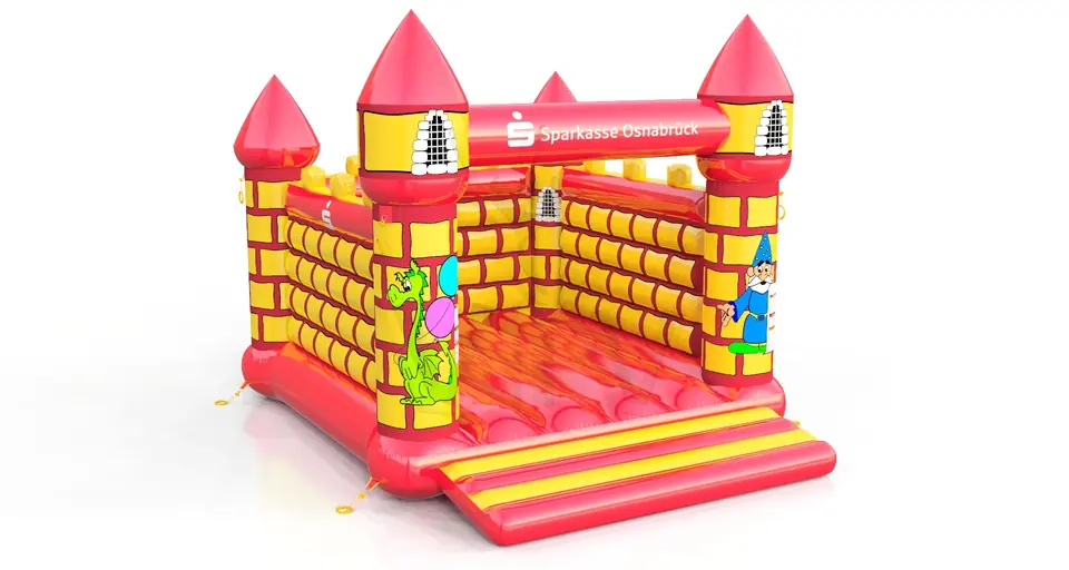 Bounce Merlin XL Sparkasse commercial inflatable bounce