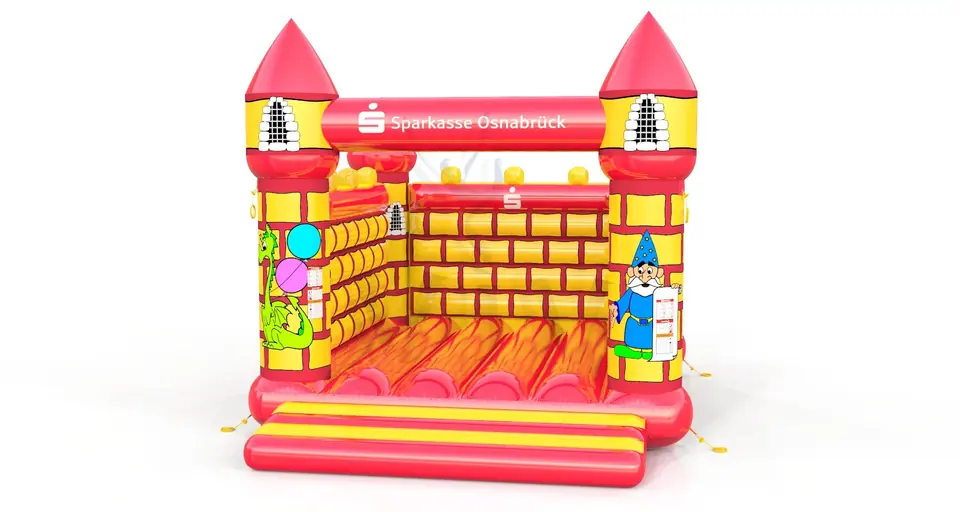 Bounce Merlin XL Sparkasse commercial inflatable bounce