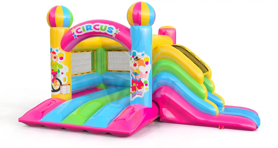 Bounce Micro Circus with slide commercial inflatable bounce