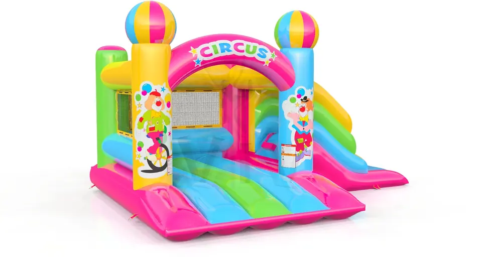 Bounce Micro Circus with slide commercial inflatable bounce
