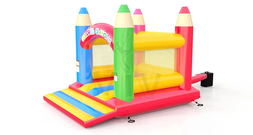 Bounce Micro Crayons - Micro Collection commercial inflatable bounce