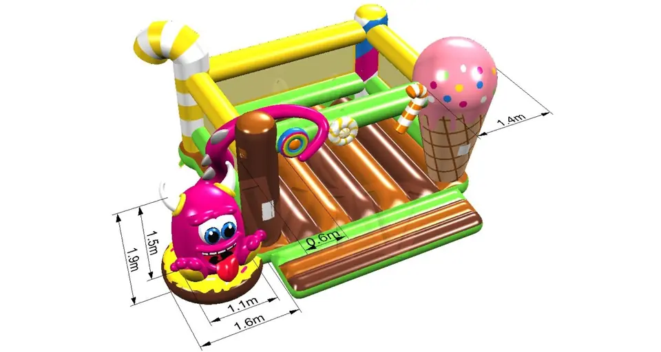Bounce Monsters commercial inflatable bounce