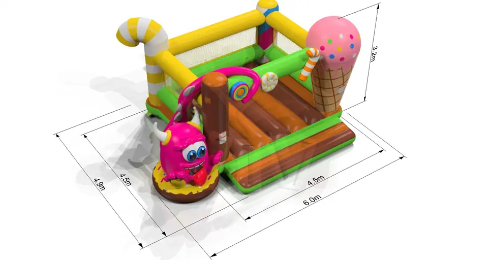 Bounce Monsters commercial inflatable bounce