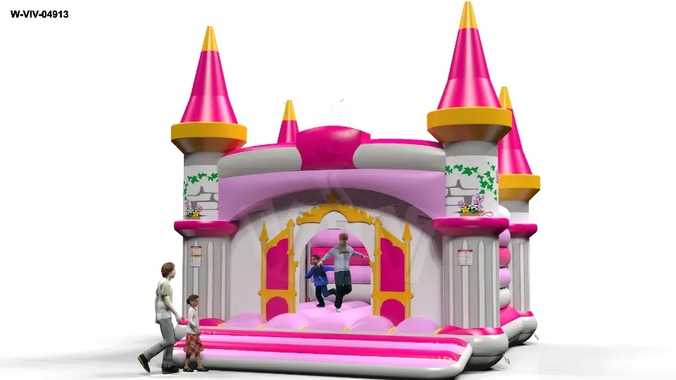 Bounce Palace 6.0 x 6.0 x 6.0 m commercial inflatable bounce