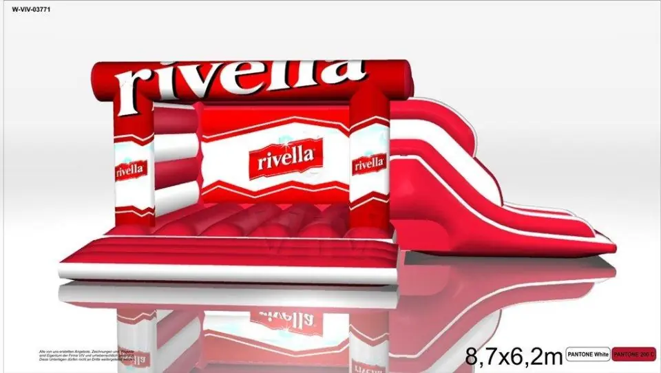 Bounce Rivella without roof commercial inflatable bounce