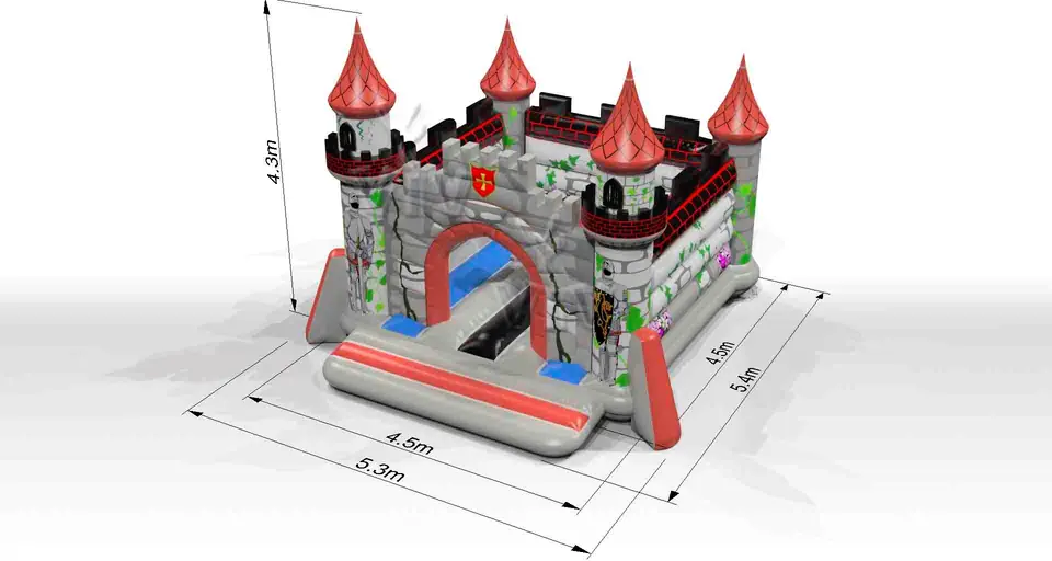 Bounce Roland with figure - Knights Collection commercial inflatable bounce