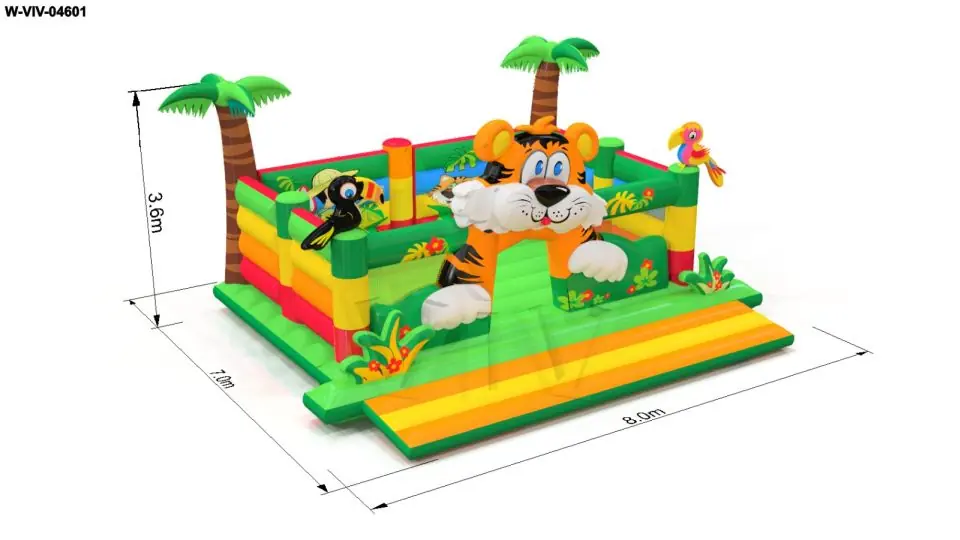 Bounce Ruffi 7x8m commercial inflatable bounce